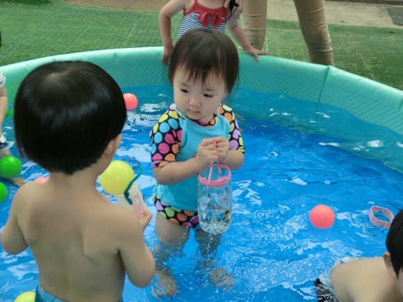水あそび