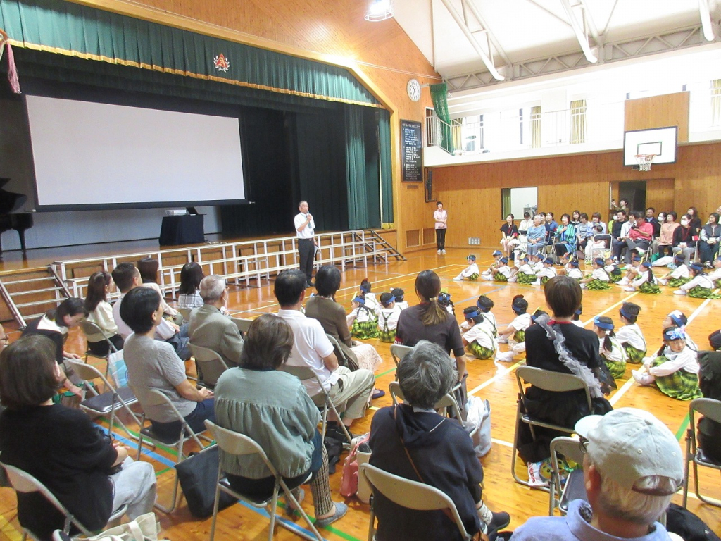 年中 祖父母参観日（於：朝日塾小）