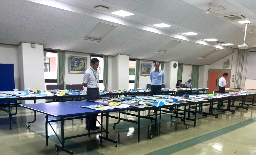 令和７年度　PTA主催ポスター・標語コンクール選考会