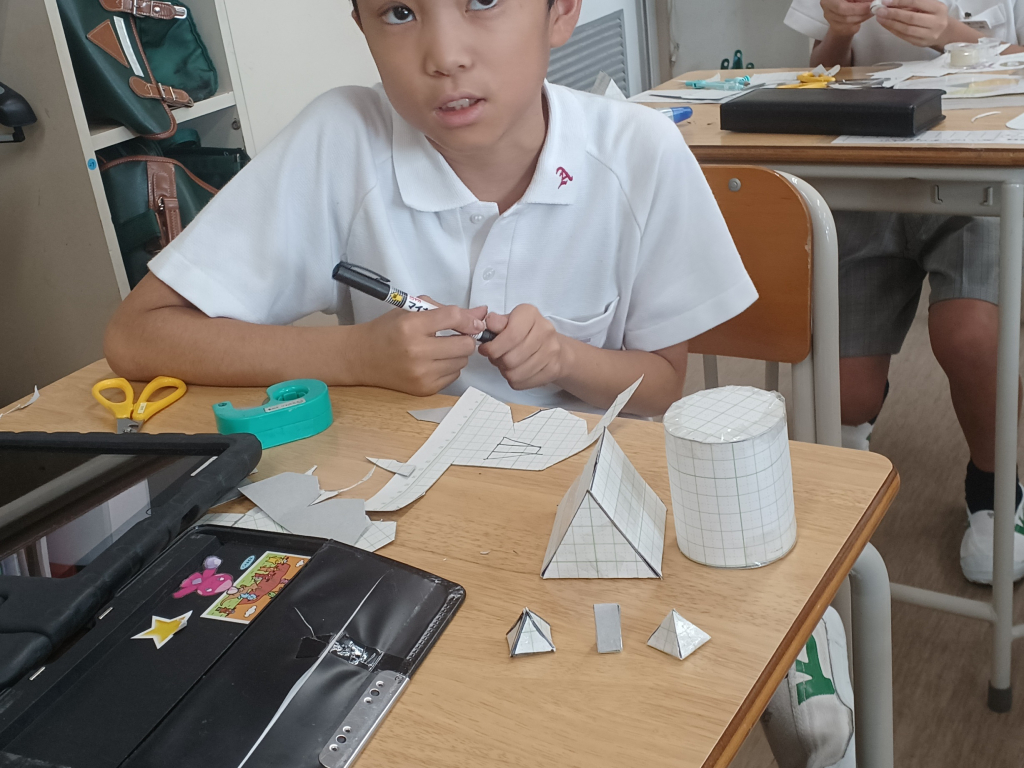 算数「角柱と円柱」