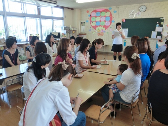 今日は年長参観日がありました。