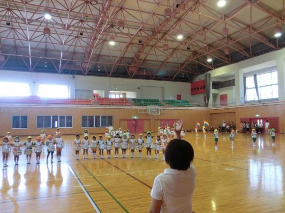 体育館練習（年長）