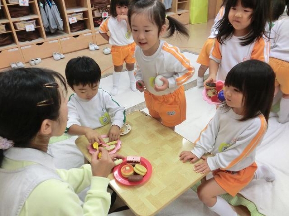 今日の第二園舎