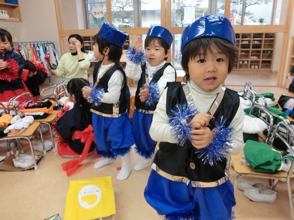 衣装合わせ（年少組・年中組）
