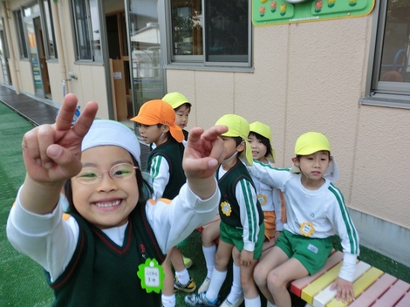 預かり保育　年長組最終日