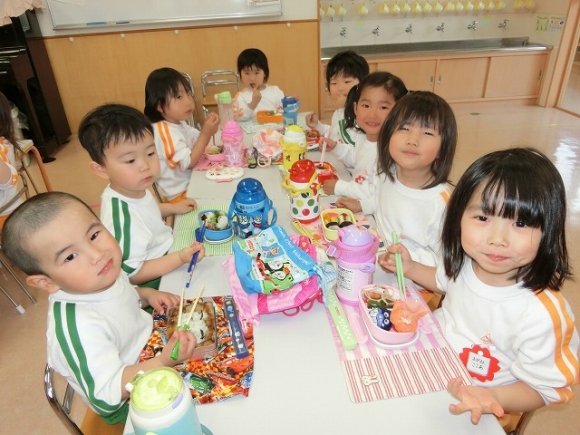 今日はお弁当の日！