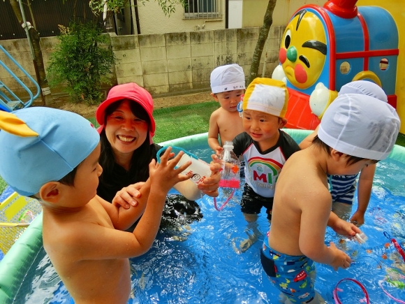水あそび