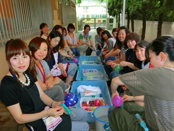 夏祭り準備