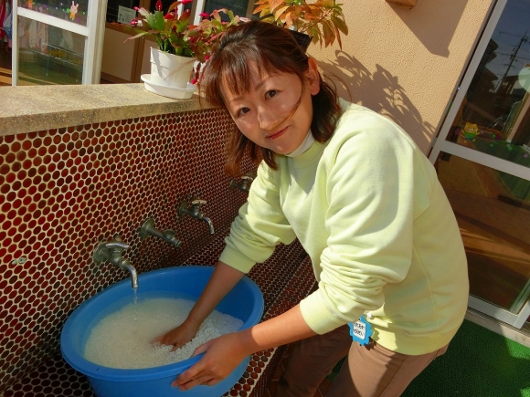 もちつき準備