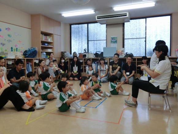 ２歳保育参観日