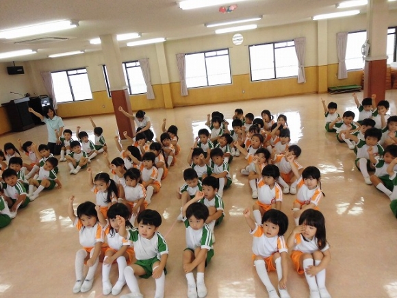 年少さん、練習を頑張りました！