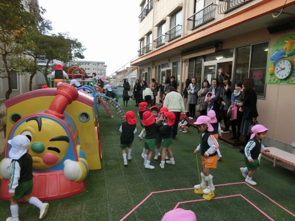 年少参観日でした。