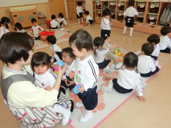 入園一日目の生活