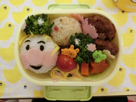 第二園舎　初めてのお弁当でした。