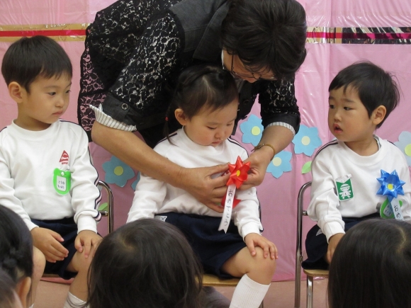 ２・３・５歳児誕生祝い会（４・５月）