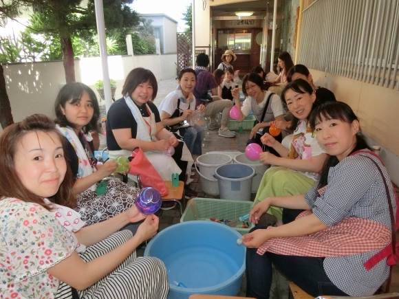 夏祭り準備