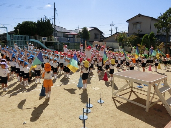 今日の幼稚園！