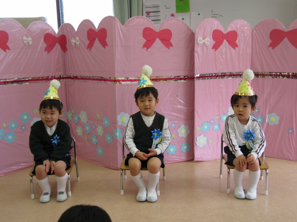 2月・3月誕生祝い会（２・３・5歳児）