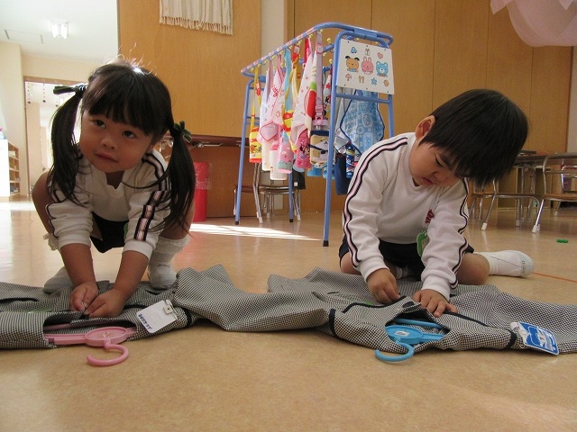 今日も元気な２歳児さん