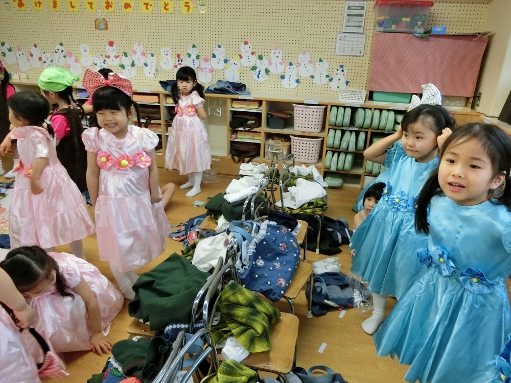 年中・年長 衣裳合わせ