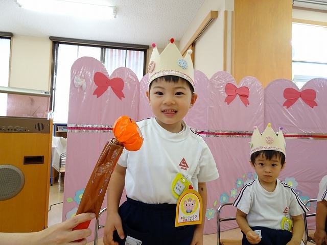 ８・９月誕生祝い会（２．３．５歳）