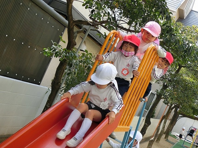 戸外遊び気持ちがいいね！