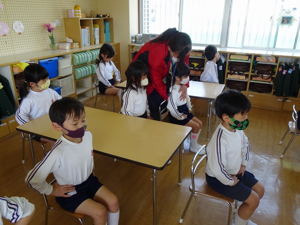 入園後の一週間頑張りました