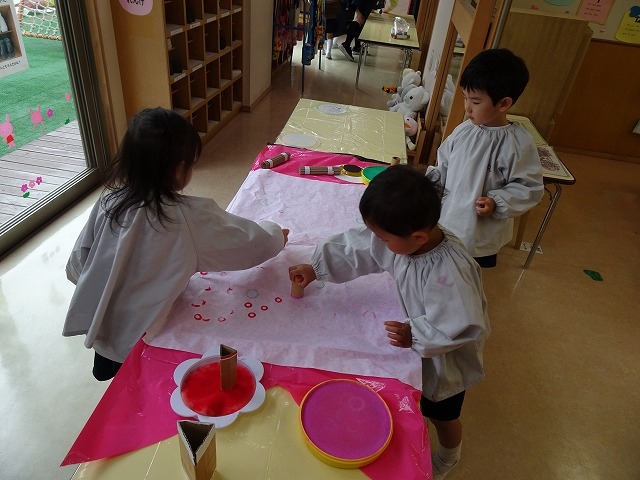 今日の第二園舎
