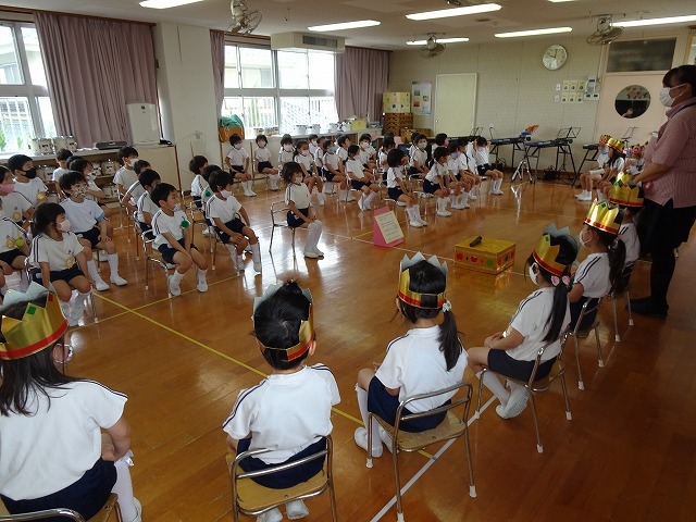 6・７月誕生祝い会（年長）