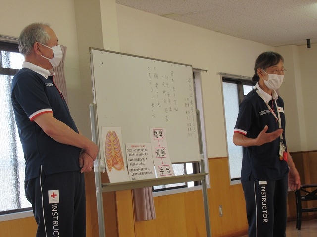 一次救急救命処置の研修を受けました