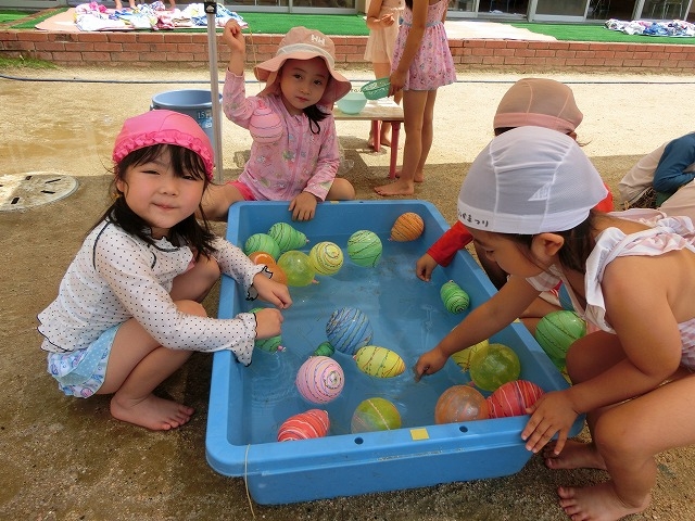 楽しみました！水遊び
