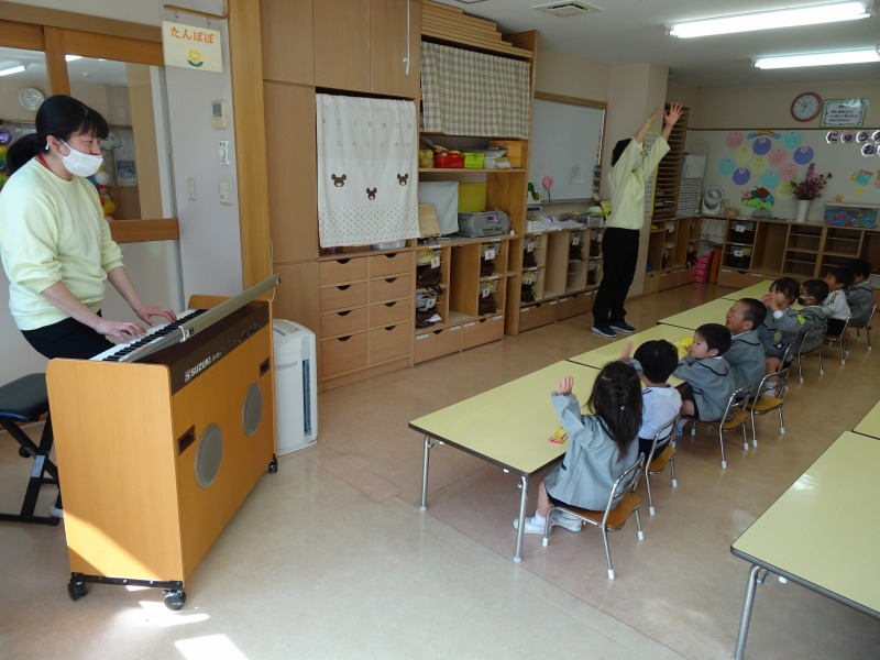 幼稚園が賑やかになりました