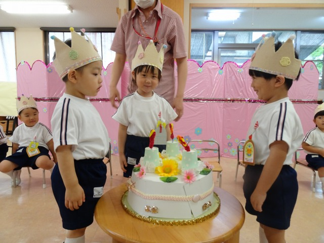 ６．７月誕生祝い会