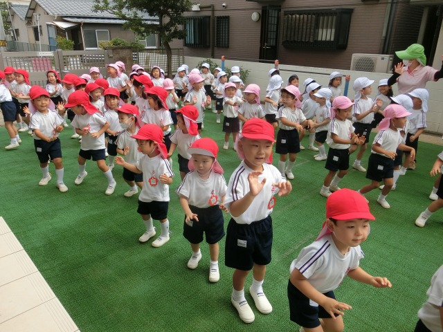 運動会の練習が始まりました