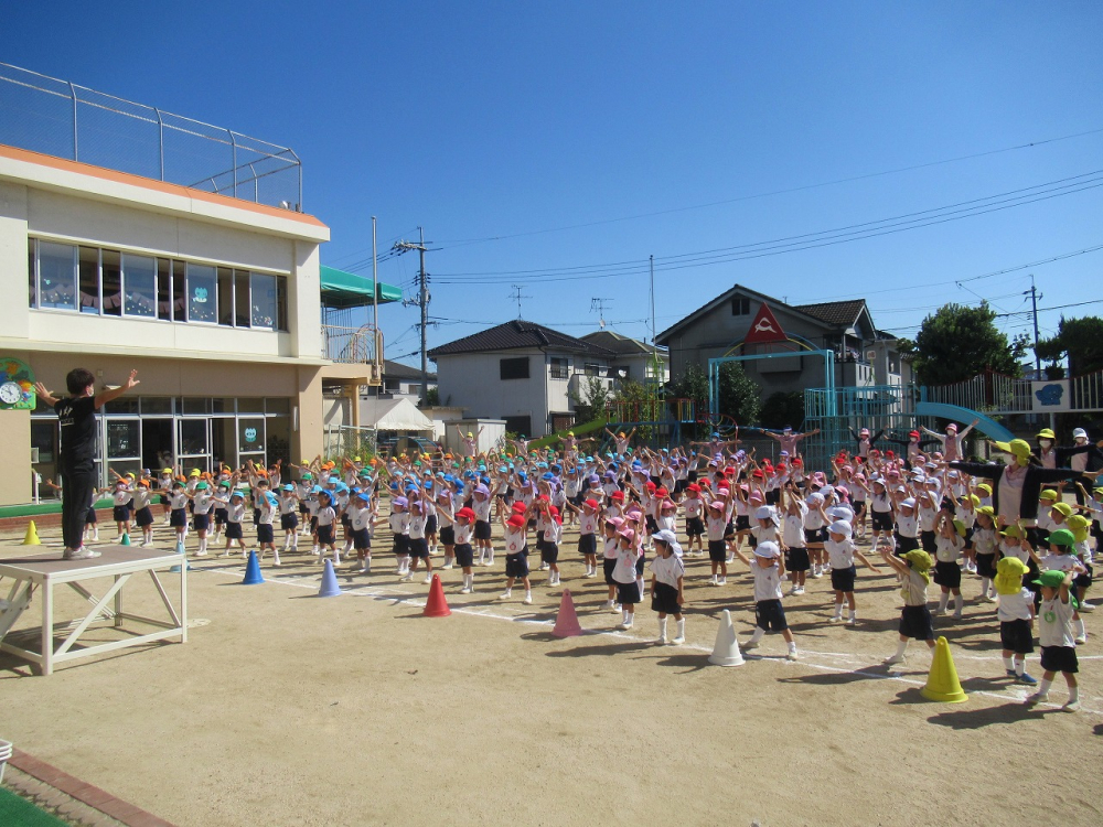運動会・全体練習がありました。