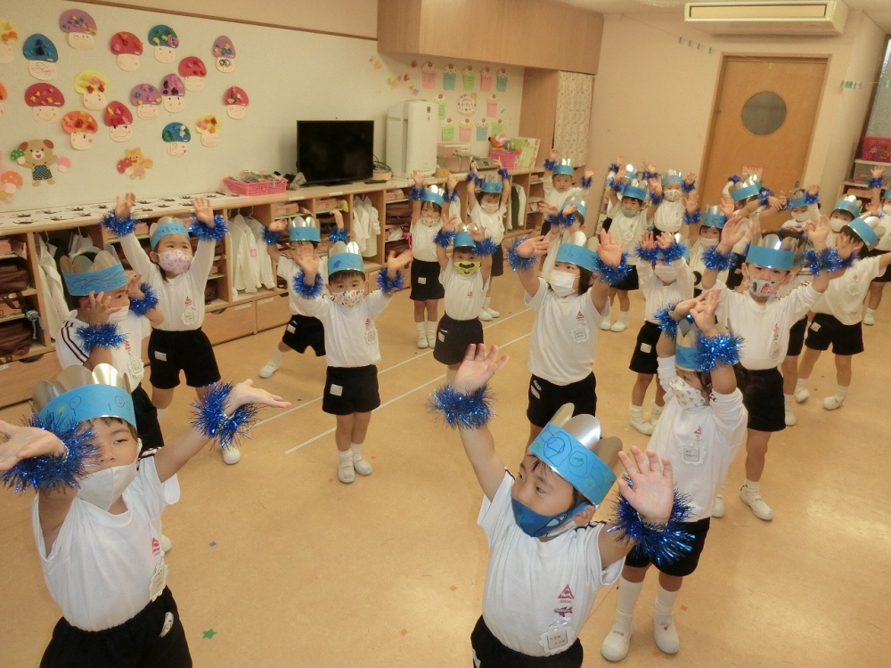 雨天でも頑張る子供達！