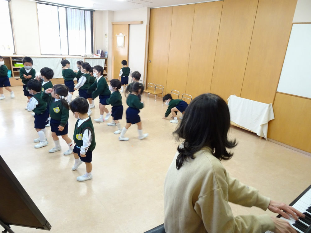 楽しい課外がありました（2歳児・年長）