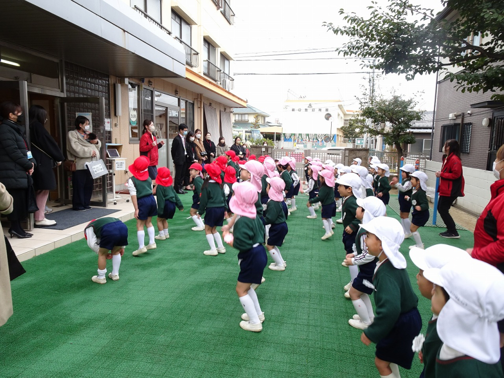 年少　保育参観日