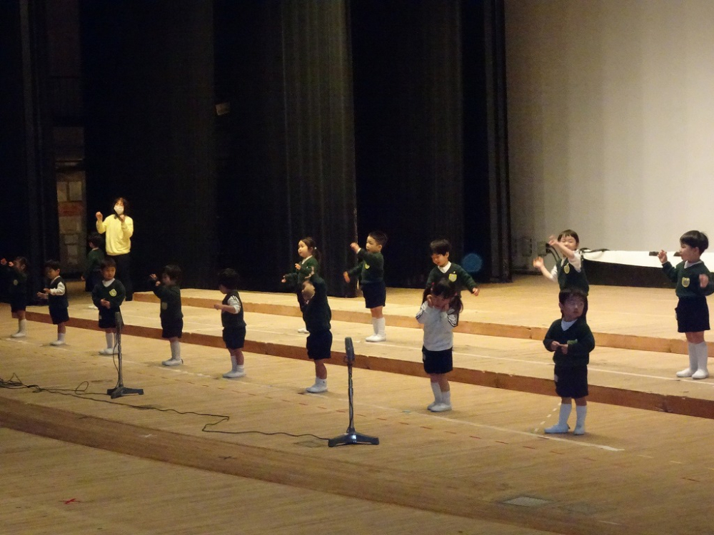 生活発表会予行演習がありました