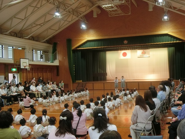 年中　祖父母参観