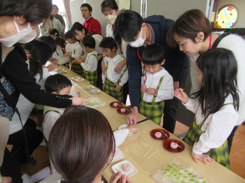 年長お茶参観日