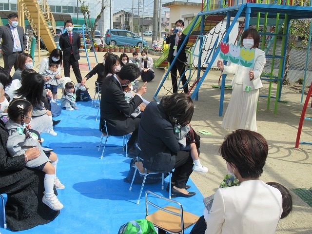 令和3年度入園式 | 元気っ子 | 学校法人 朝日学園 朝日塾幼稚園 | 朝日 