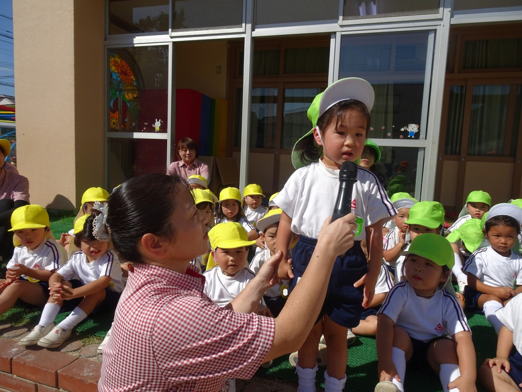 園内マーチング会/お月見会(年少)