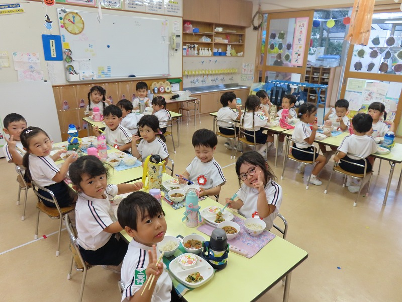 今日の年少さん