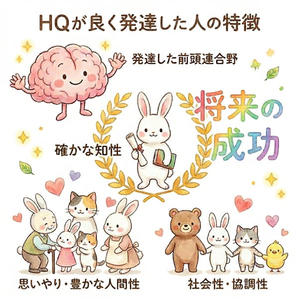 HQが高く発達した人の特徴