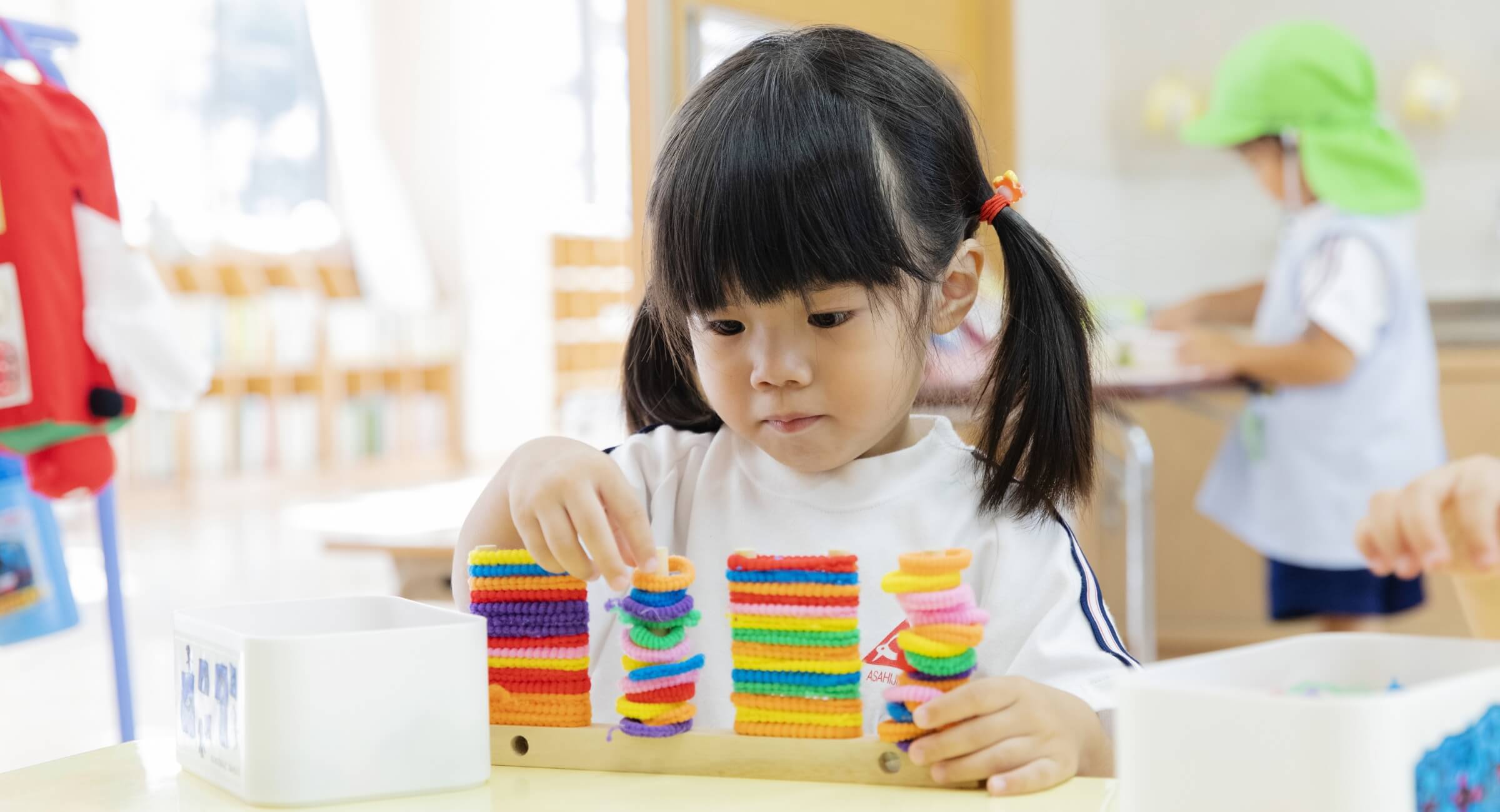 朝日塾こども園の子どもたち