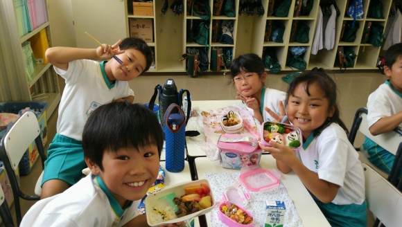 2学期初めてのお弁当!