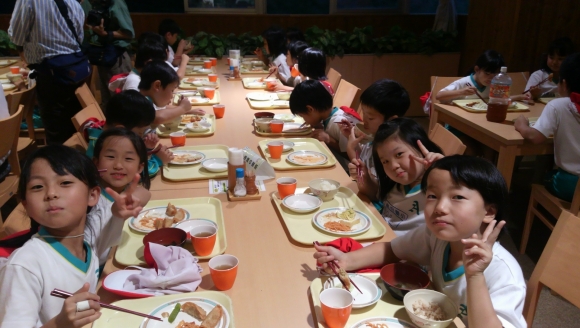 山の学校 夕御飯♪