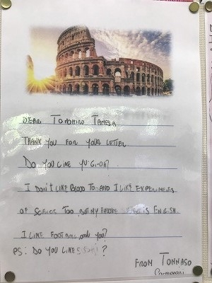 PEN FRIEND LETTERS FROM ITALY