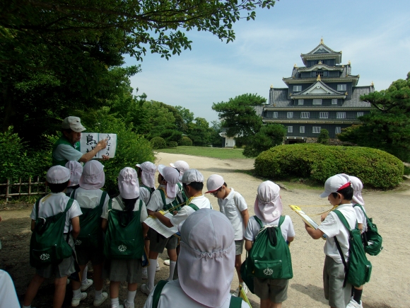 岡山城・後楽園見学